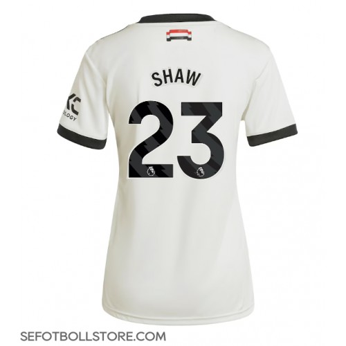 Manchester United Luke Shaw #23 Replika Tredje Tröja Dam 2024-25 Kortärmad